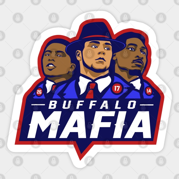 Buffalo Mafia Sticker by Carl Cordes